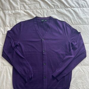 Boss Men's Purple Sweater